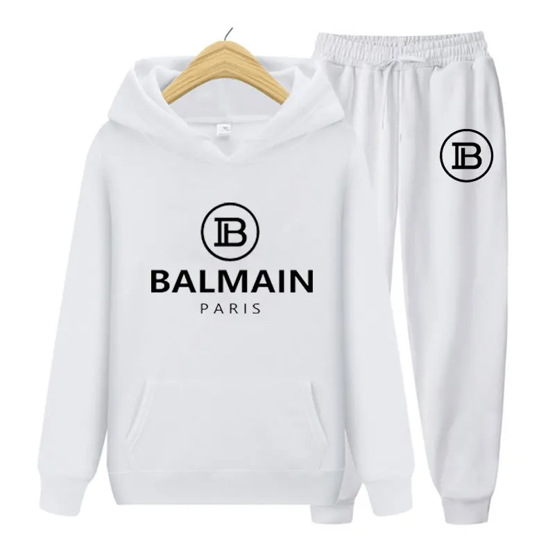 

Осень-зима 2022, модный брендовый мужской свитер, новая Толстовка + свитшот, костюм из двух предметов с капюшоном, повседневный костюм, мужская...