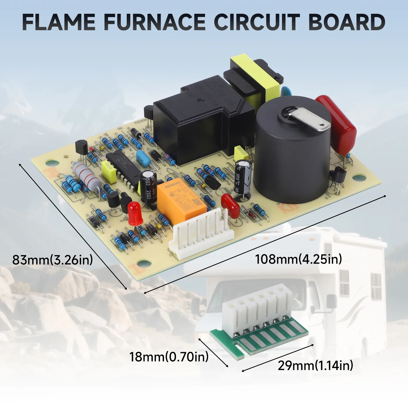 Фото 33727 Плата управления зажиганием газовых печей RV для моделей Atwood Dometic Hydro Flame FA 72D 76D 79D OE 31501 33488 №3