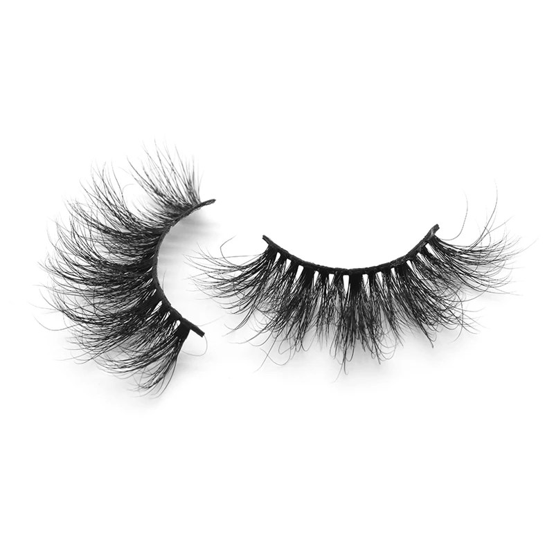 

Handmade 25MM Real Mink Lashes Fluffy Lash Extensions Wholesale Bulk 3D Eyelash False Eyelashes
