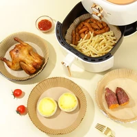 air fryer paper oil proof tray non stick bakeware cooking gadgets household barbecue plate new kitchen accessories disposable