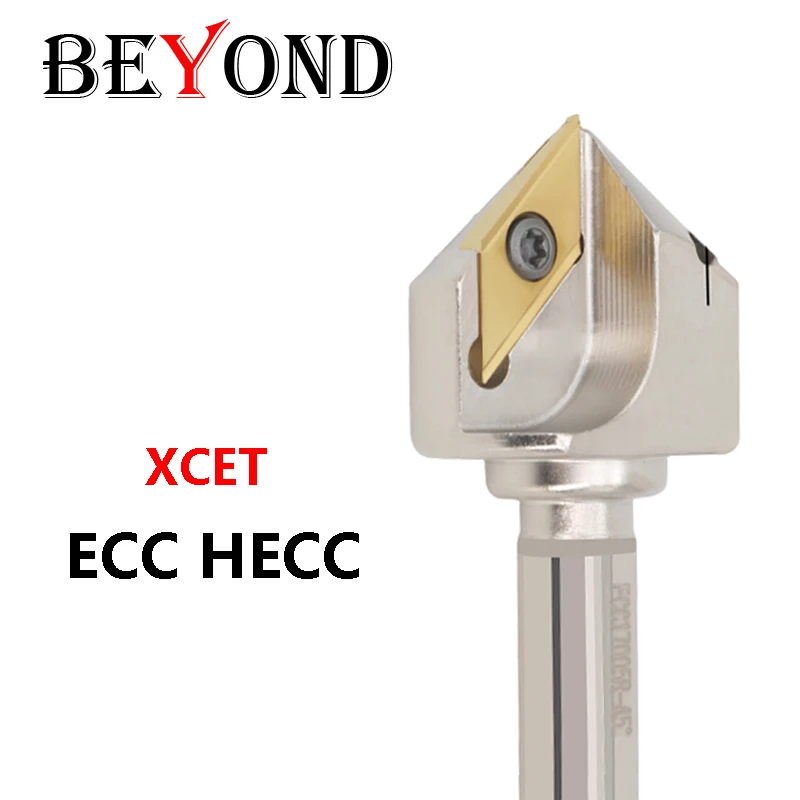 

BEYOND ECC17005R HECC31005R Chamfering Milling Shank ECC 17005 HECC 31005 30 45 60 Degree XCET 170404 310404 Carbide Inserts