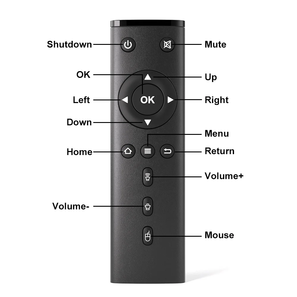 Новинка 2022 беспроводной смарт-пульт дистанционного управления BlueX для Smart Android TV