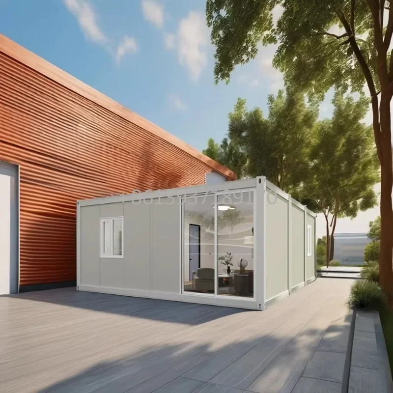 Сборная конструкция плоской упаковки со съемным контейнером для удобной