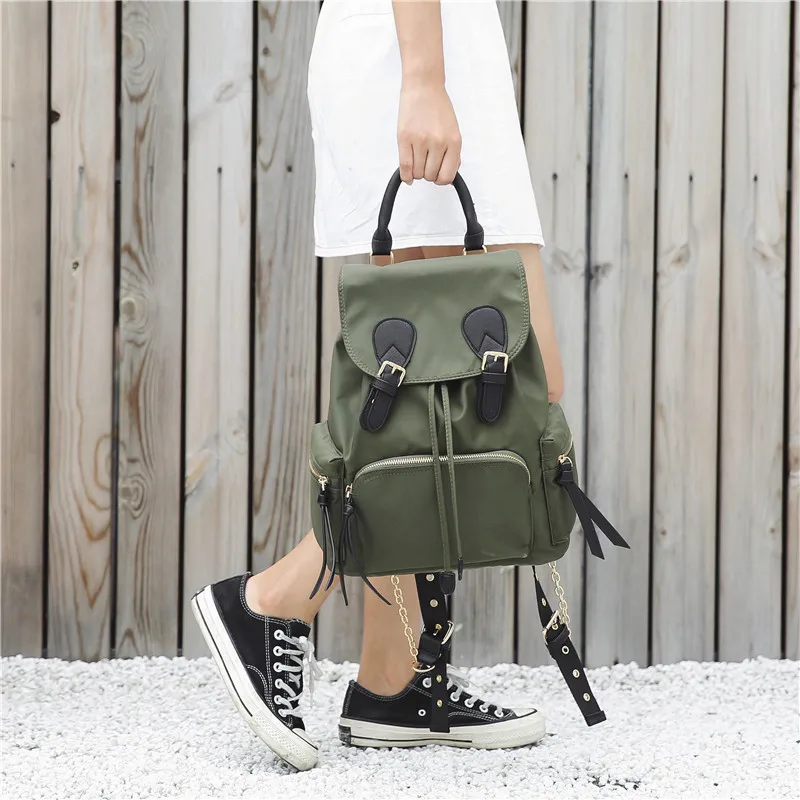 

Fashion Nylon Rucksack women Casual Fashion Travel bag simple Oxford cloth Bag Backpacks for teenagers four seasons wild Unise