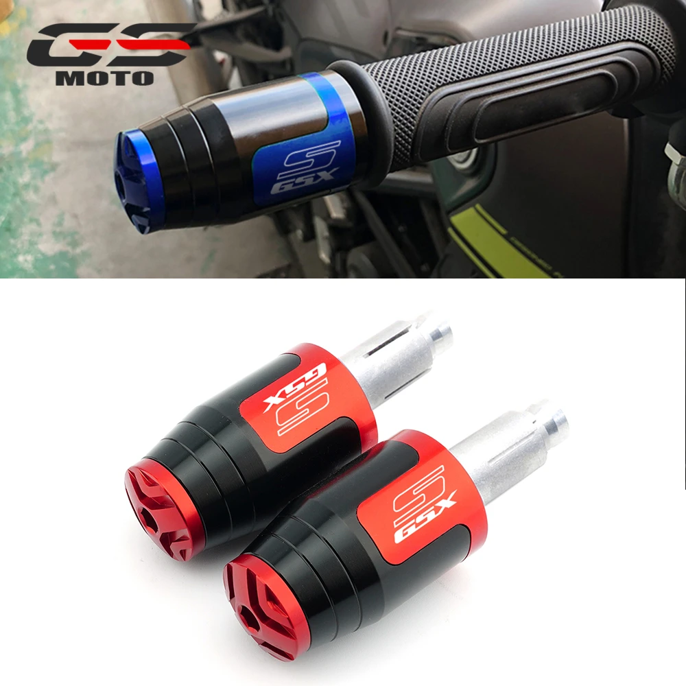 

Logo For SUZUKI GSXS GSX-S 125 150 750 1000 1000F GSXS750 GSXS125 CNC Handle Bar Hand Handlebar Grips Ends Slider Cover Cap Red