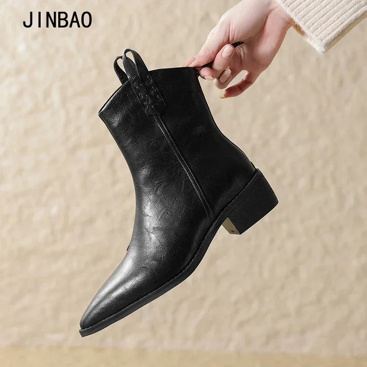 Женские сапоги зимние ботфорты из натуральной кожи, натуральная шерсть ...