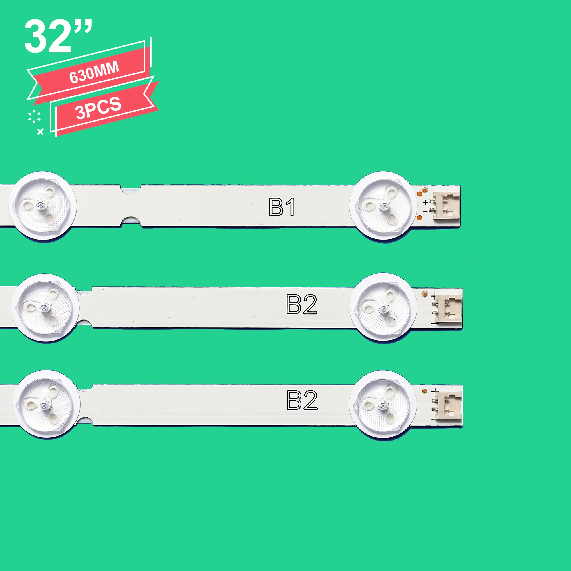 Светодиодная лента для подсветки 32 дюйма ROW2.1 Rev TV 32ln541v 32LN540V 32ln541u 6916L-1437A 6916L-1438A