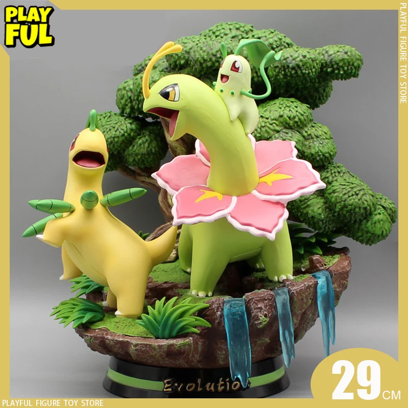 Pokemon Anime Figure Greninja Cyndaquil Meganium Action Figures Statue Collection Decorative Cartoon Dolls Model Toys Gifts Pvc