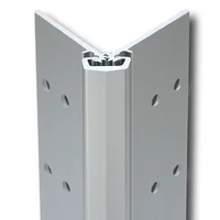 Heavy-duty stainless steel with continuous, long piano hinges