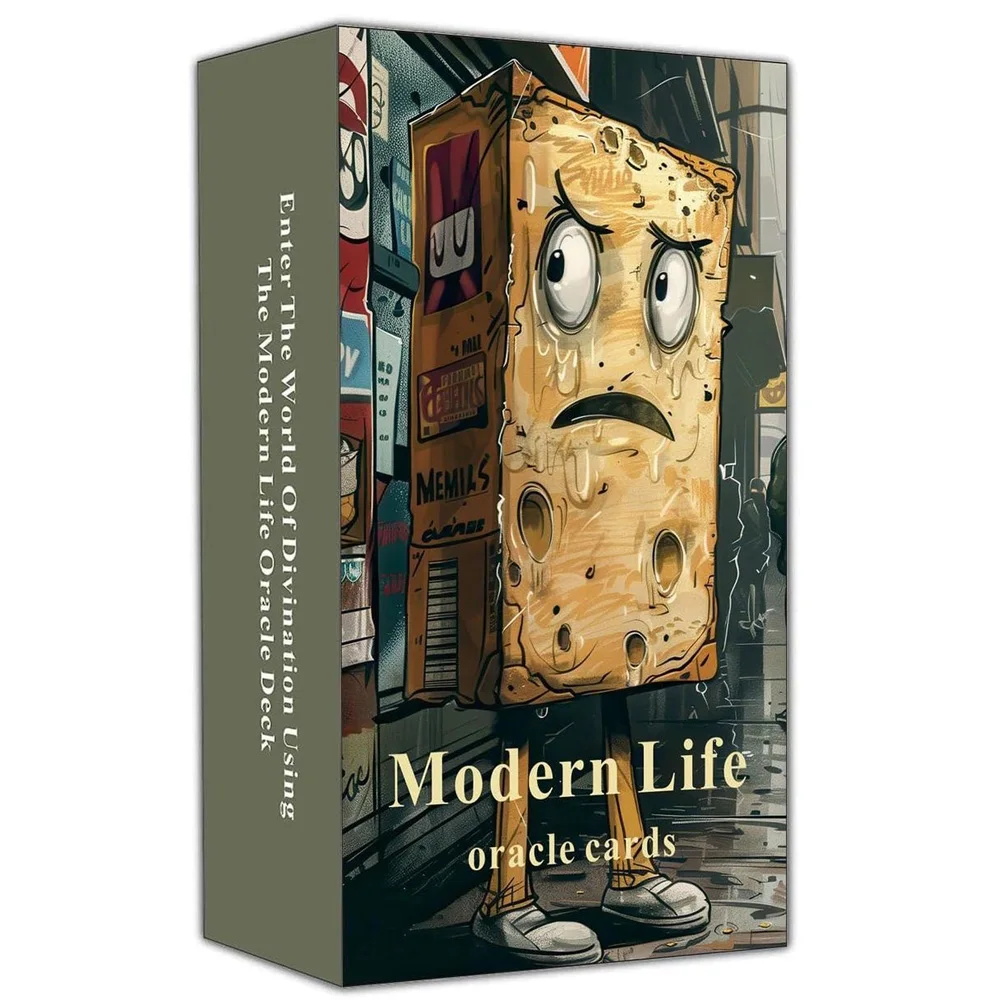 Фото Набор карт Oracle Modern Life, 13x8 см, 47 практических карт мудрости для повседневного управления хаосом, юмористическая и полезная колода карт. №1