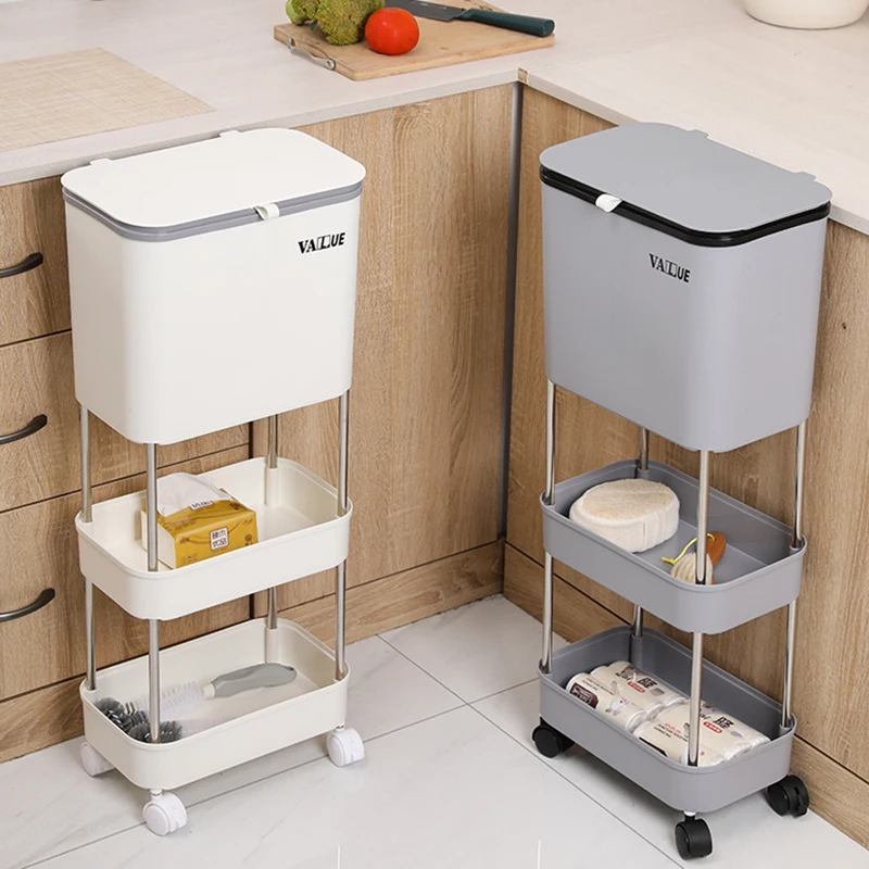 

Скандинавская корзина для мусора без запаха, мусорная корзина для кухни, гостиной, мусорная корзина с крышкой для хранения, домашние украшения для кухни