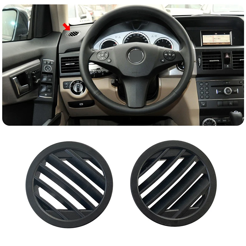 

For Mercedes Benz C-Class W204 2007 2008 2009 2020 Car Dashboard Side A/C Air Conditioner Vent Paddle Outlet Grille Cover