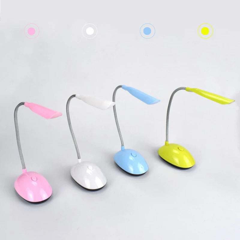 Мини-светодиодная лампа вращающаяся на 360 градусов настольная для защиты глаз