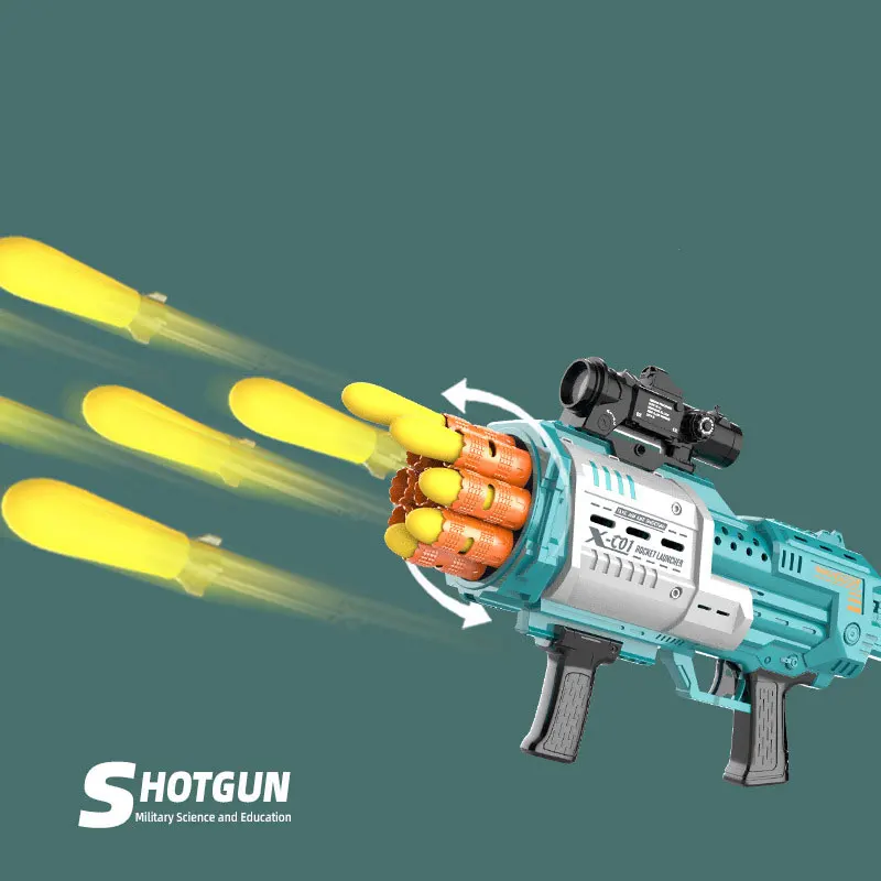 Eight Burst ролевая пусковая установка для стрельбы EVA игрушечный пистолет с мягкими