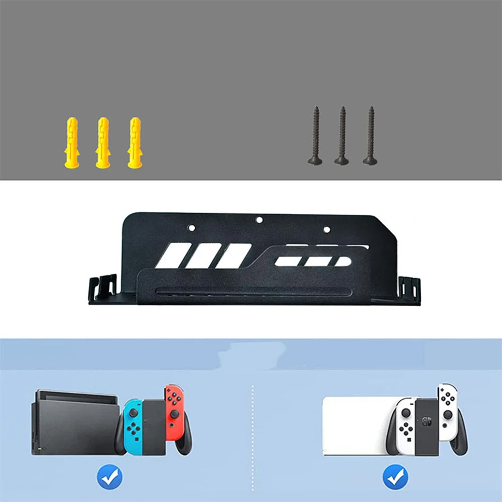 

1 комплект настенный держатель кронштейн металлический настенный кронштейн для хранения для консоли переключателя аксессуары Запчасти