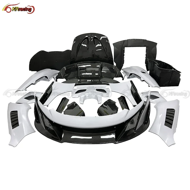 Обновление 675LT Стильный сухой частичный углеродного волокна комплект кузова с