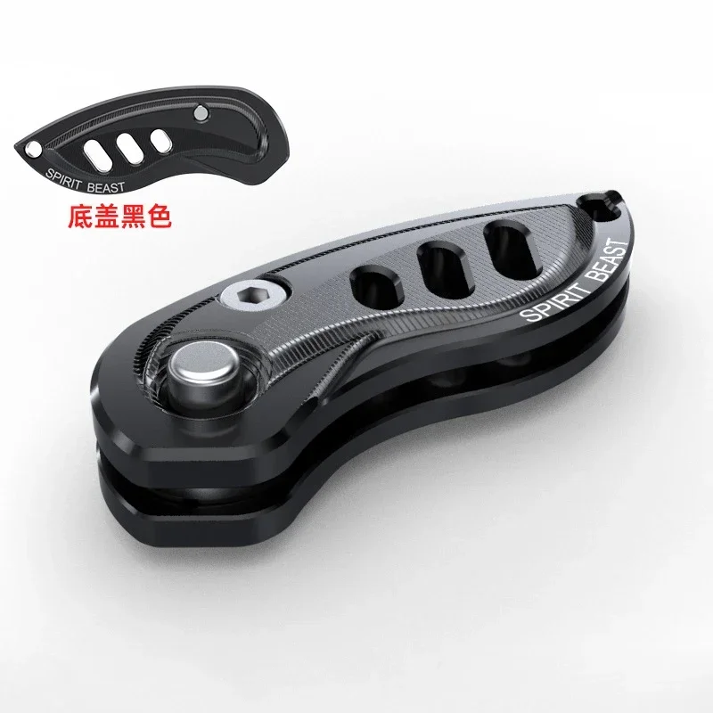 

Складной чехол для ключа мотоцикла, универсальный левый и правый слот для ключа, эмбрион, чехол для Honda Benelli Suzuki Yamaha