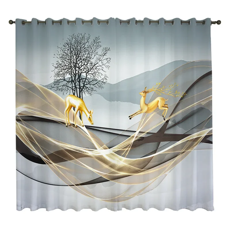 

Прозрачные тюлевые шторы с вышивкой в виде облаков 20314-XZ для девочек, шторы на окна для детской спальни, гостиной