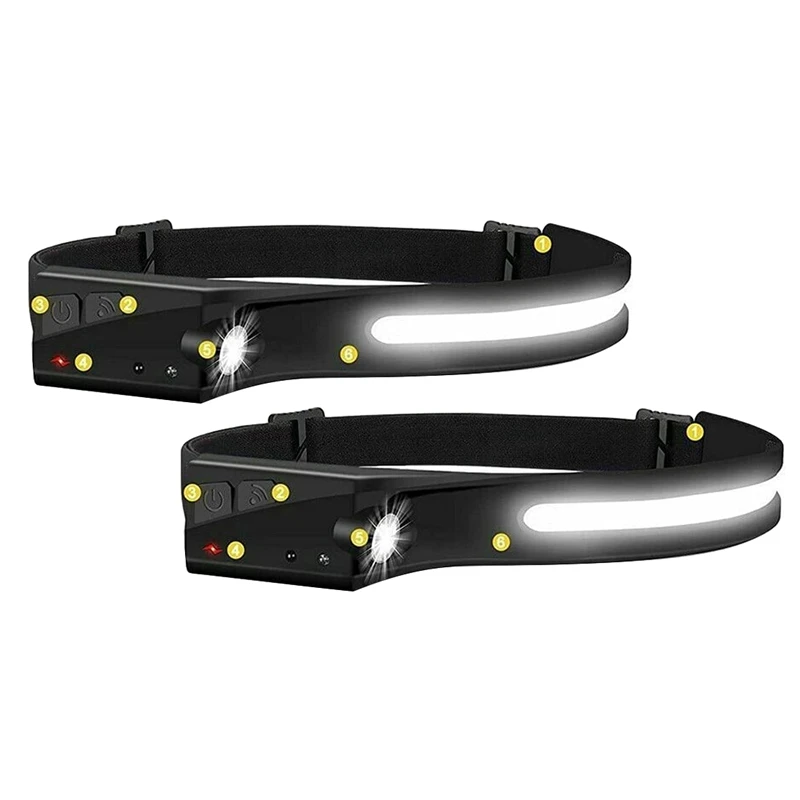 

LED Head Torch Hi-Beam Work Light Headband For Kids Adults Running Camping Hiking Fishing Hunting Climbing