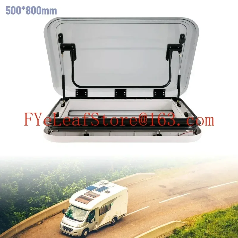Большой фургон RV Skylight крыша Вентиляционный люк 3 размера с светодиодный 500/700/800x500