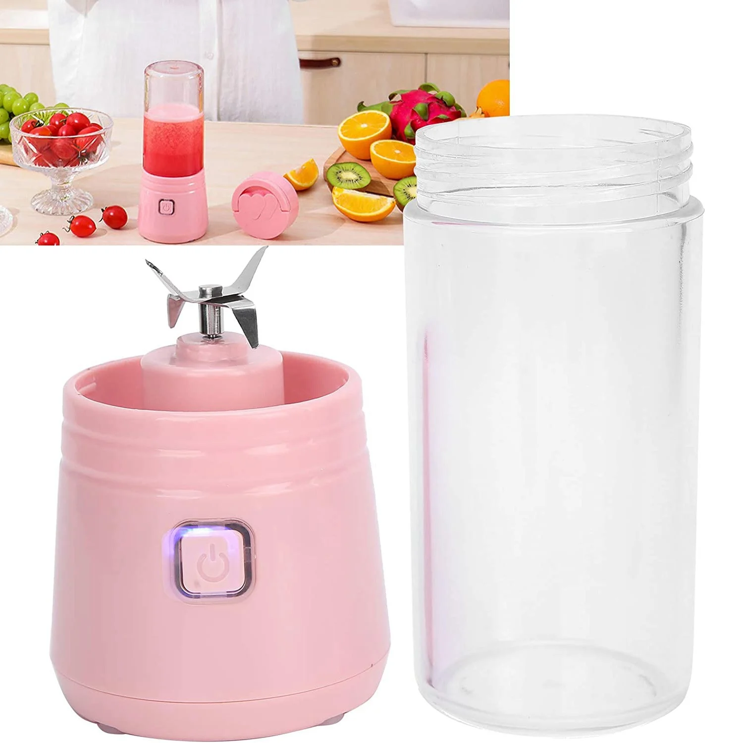 Электрический блендер портативная соковыжималка ручная USB-машина для