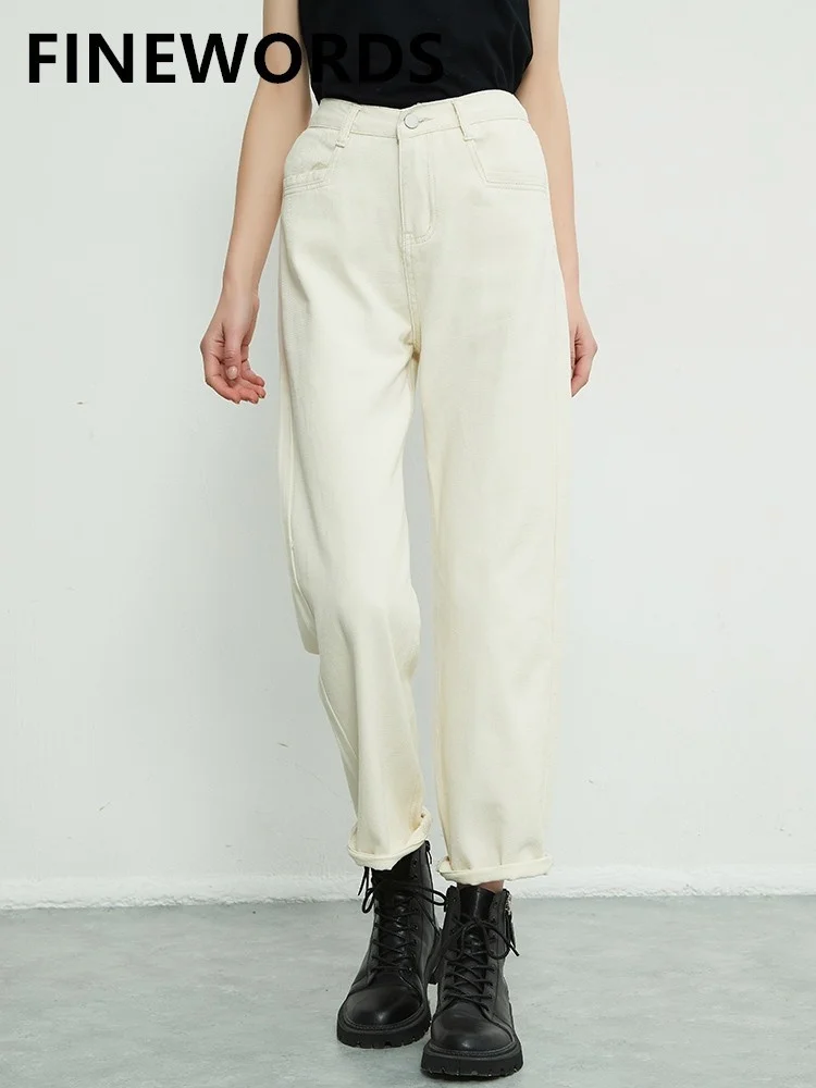 

Джинсы женские с широкими штанинами и высокой талией, в Корейском стиле