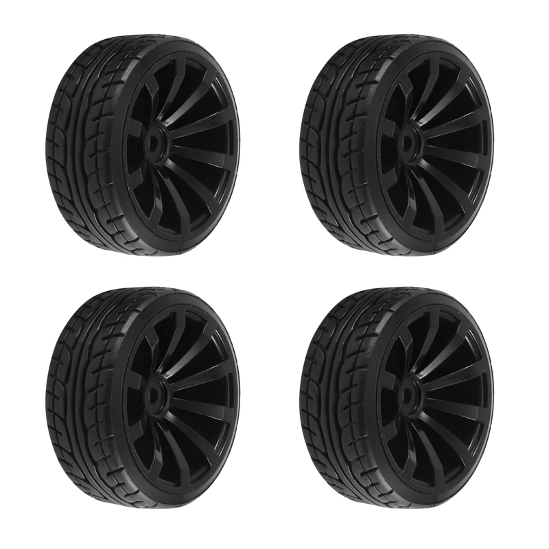 

1/10 RC Racing Car Tires On Road Touring Drift Car Tyre Wheels For Tamiya TT01 TT02 XV01 TA06 PTG-2 HPI WR8 Kyosho HSP