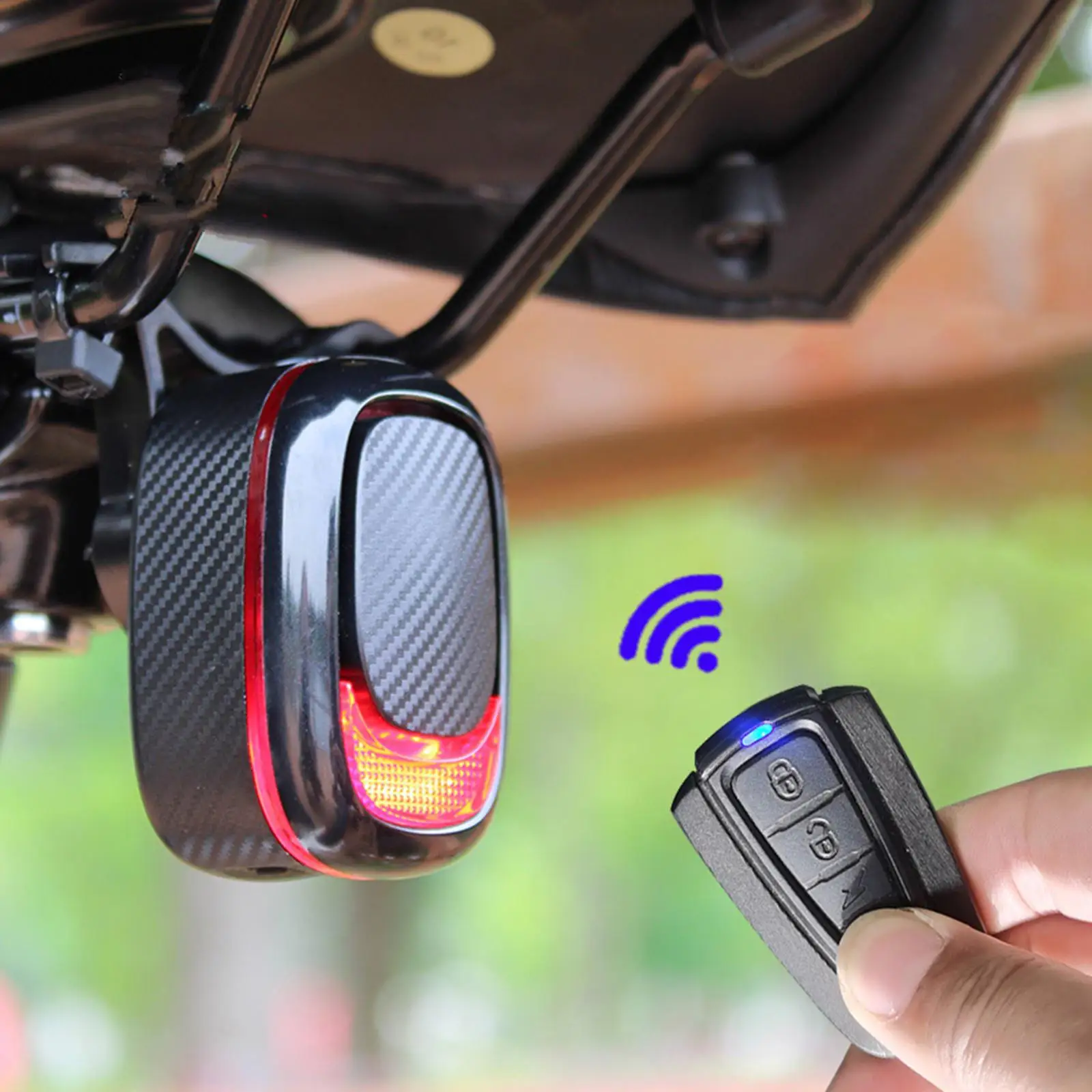 

Automatic Brake Taillight Signals Lamp Waterproof Anti-Theft W/ Remote