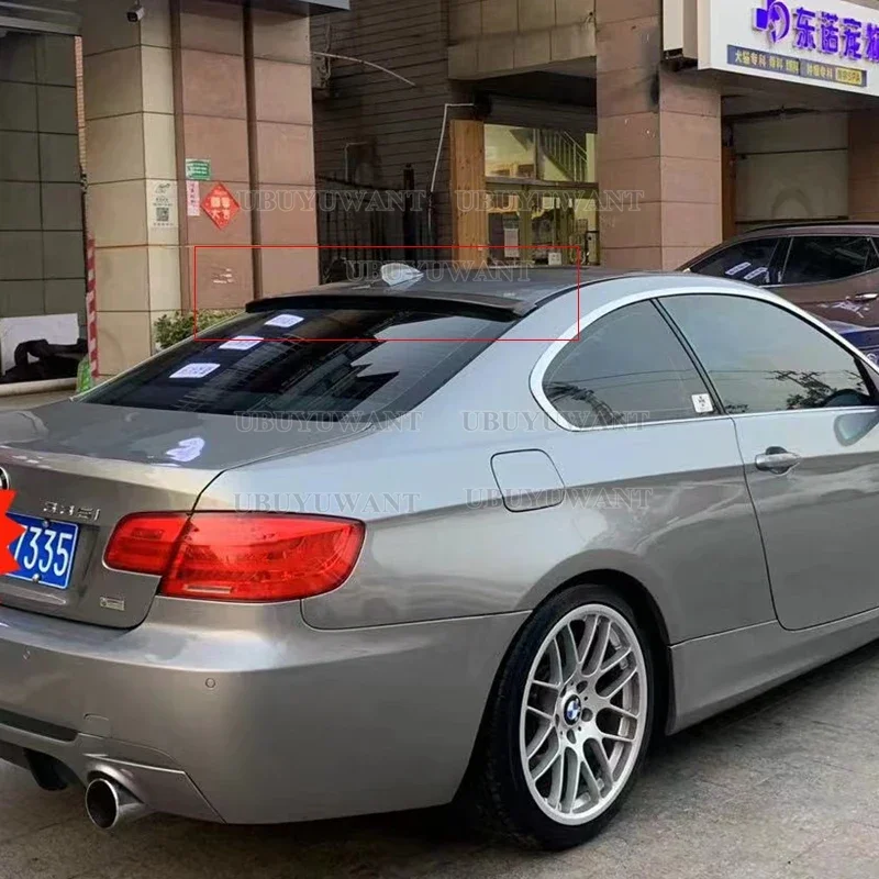Черный спойлер на крышу для BMW E92 Series 2 Door Coupe M3 ABS 2005 - 2012