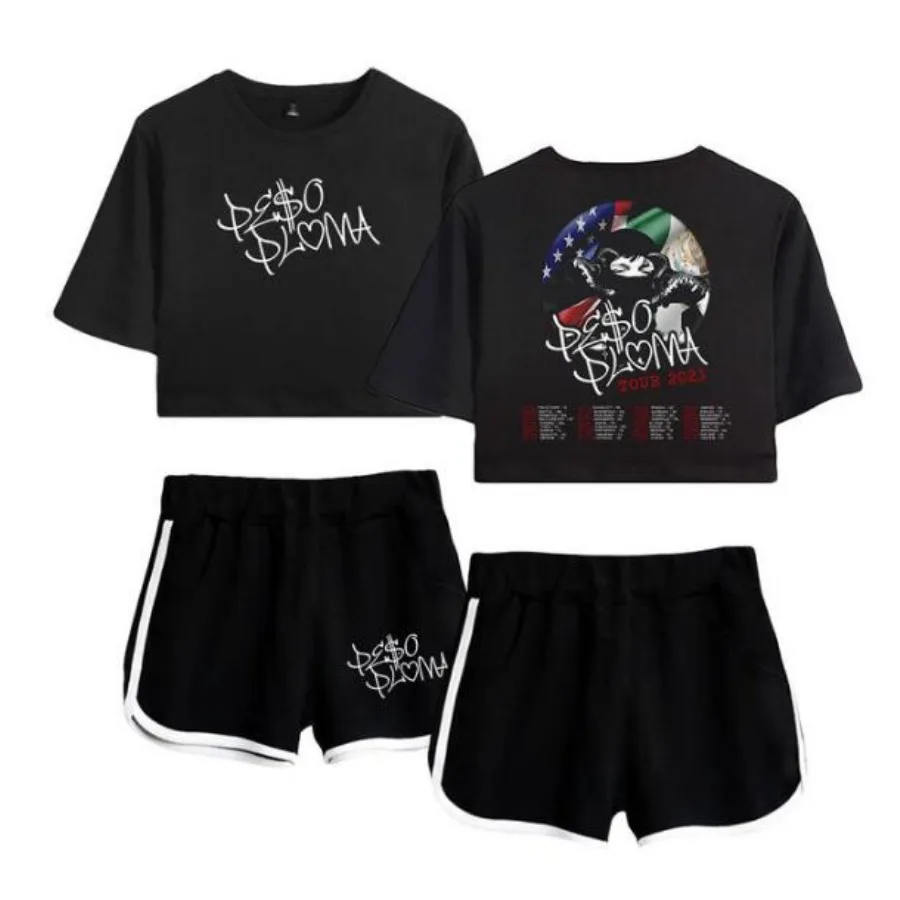 Летний женский комплект из топа и шортов двух предметов