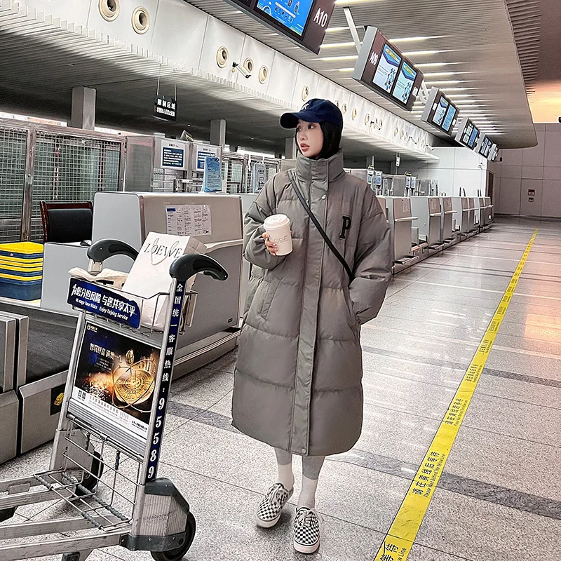 New Parkas Women Winter Jacket Snow Wear Long Coat Hooded Warm Parka Female Hooded Cotton Padded Jackets Outwear