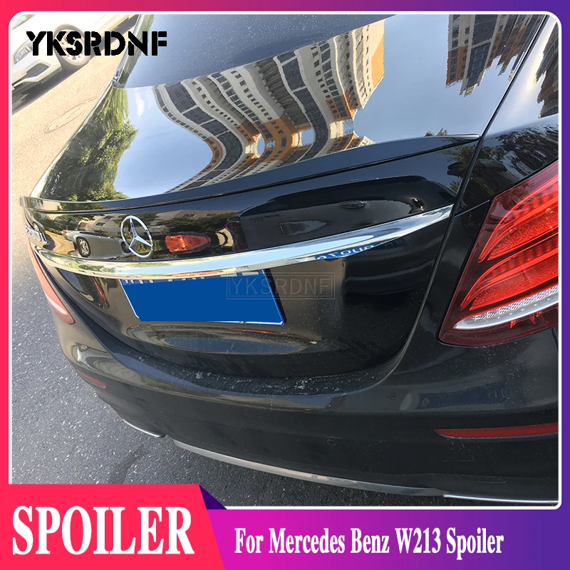 

Спойлер для Mercedes Benz W213 2016 2017 2018 2019 E-class E200 E300 E320 E63 высококачественный спойлер из АБС-пластика для заднего крыла автомобиля