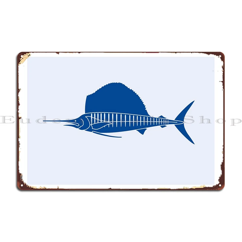 

Capture Fish Flags Metal Sign Poster Club Plaques Designing Living Room Character Tin Sign Poster