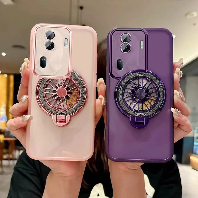 OppoReno12F чехол для мобильного телефона с ромбовидной опорной рамкой RENO12PRO простой