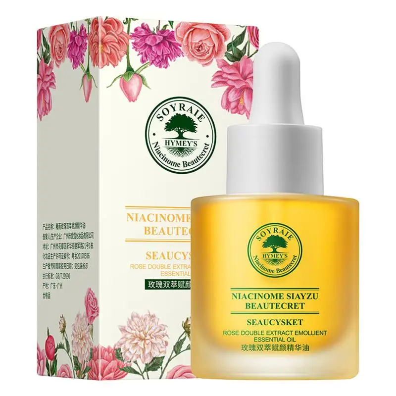 

Розовое увлажняющее масло для лица, освежает обезвоженную кожу, осветляет кожу, успокаивает, бодрят кожу, отлично подходит для всех типов кожи, 30 мл