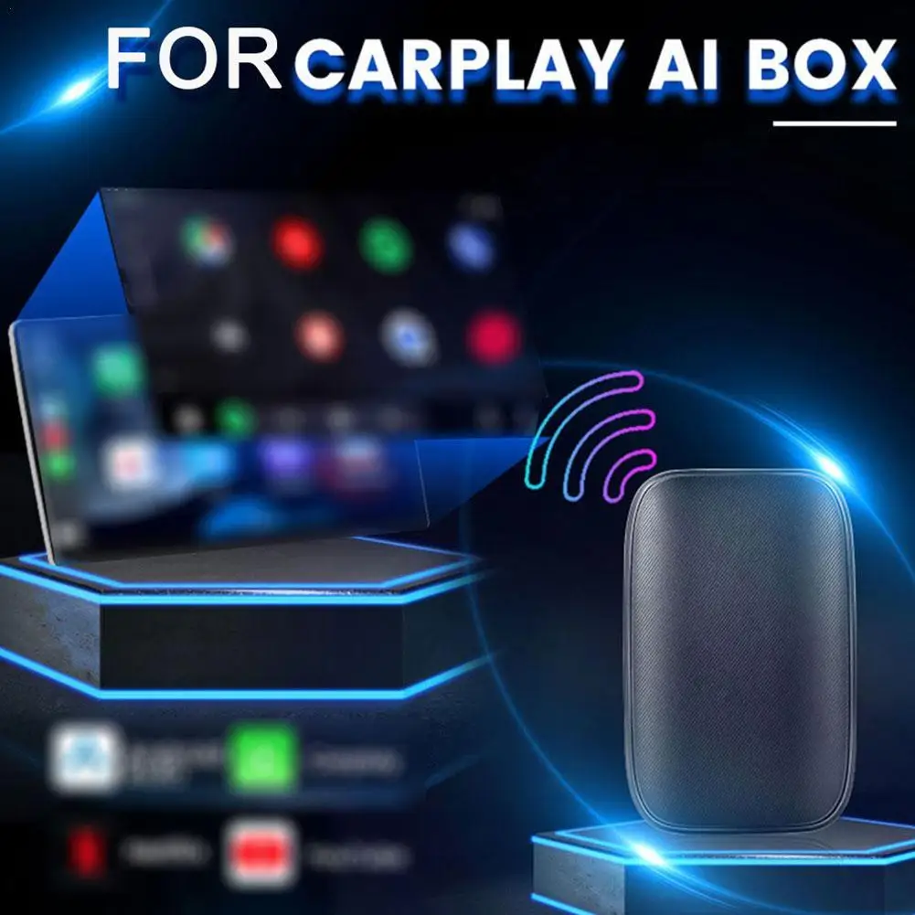 

2023 NEW Android Ai Box Wired To Wireless Adapter Android Auto For Universal Car Netflix YouTube Multimedia Video Player