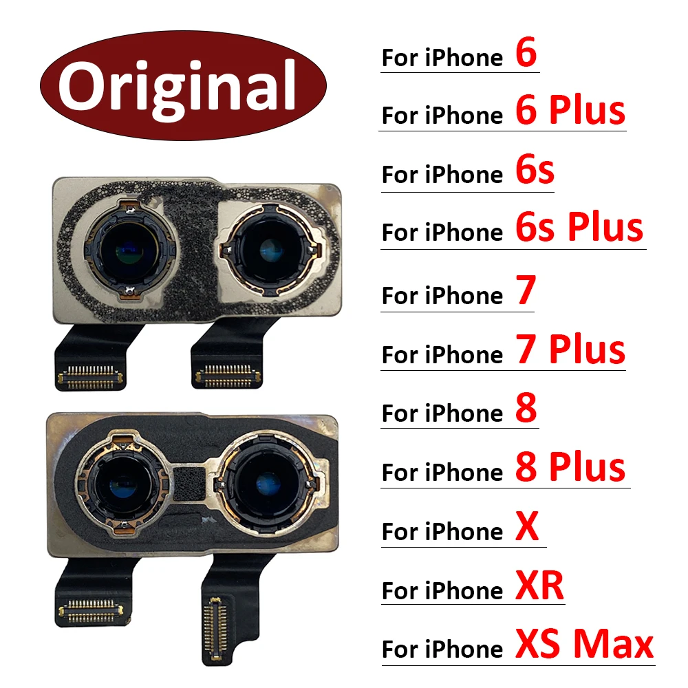 

Original Rear Big Back Camera Flex Cable For iPhone 6 6s 7 8 6G 7G 8G Plus X XR Xs 11 Pro Max Main Camera Replacement Parts