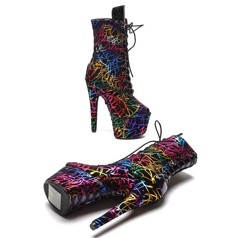 Женские ботильоны с открытым носком Auman Ale экзотические ботинки из искусственной