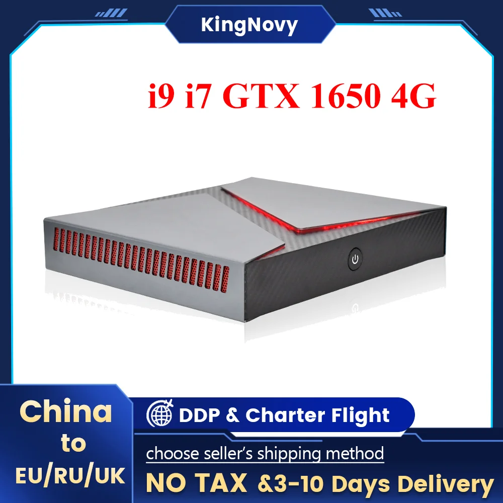 

Игровой мини-ПК, Intel Core i9-9980H GTX 1650 4G PUBG GTA5 2 * DDR4, настольный компьютер Win10 4K HDMI Type-C WiFi, Лидер продаж