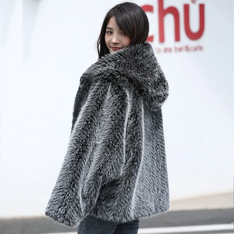 NoEnName_Null Recommend Coats Women's Winter Coats 2022 Fur Mink Fur Thick Winter High Street Other Slim Real Fur Fur Coat Women