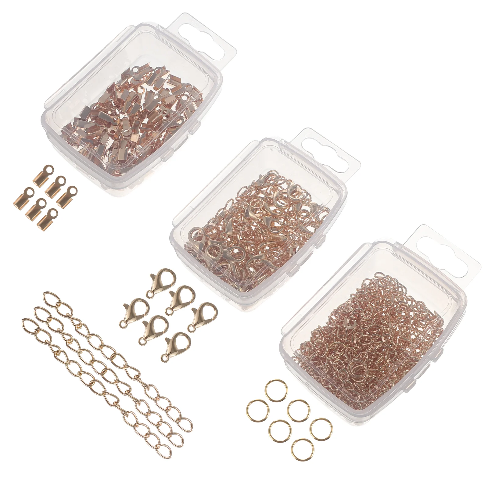 

Jewelry Making Chain Lobster Extender Clasps Bracelet Necklace Clasp Diy Kit Tools Claw Supplies Chains Repair Open Closures