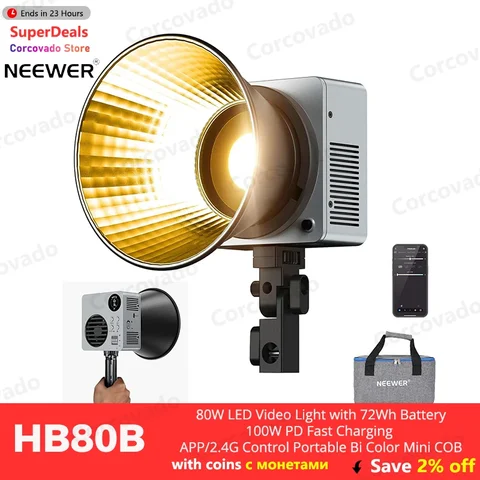 NEEWER HB80B  двухцветный светодиодный светильник 80 Вт