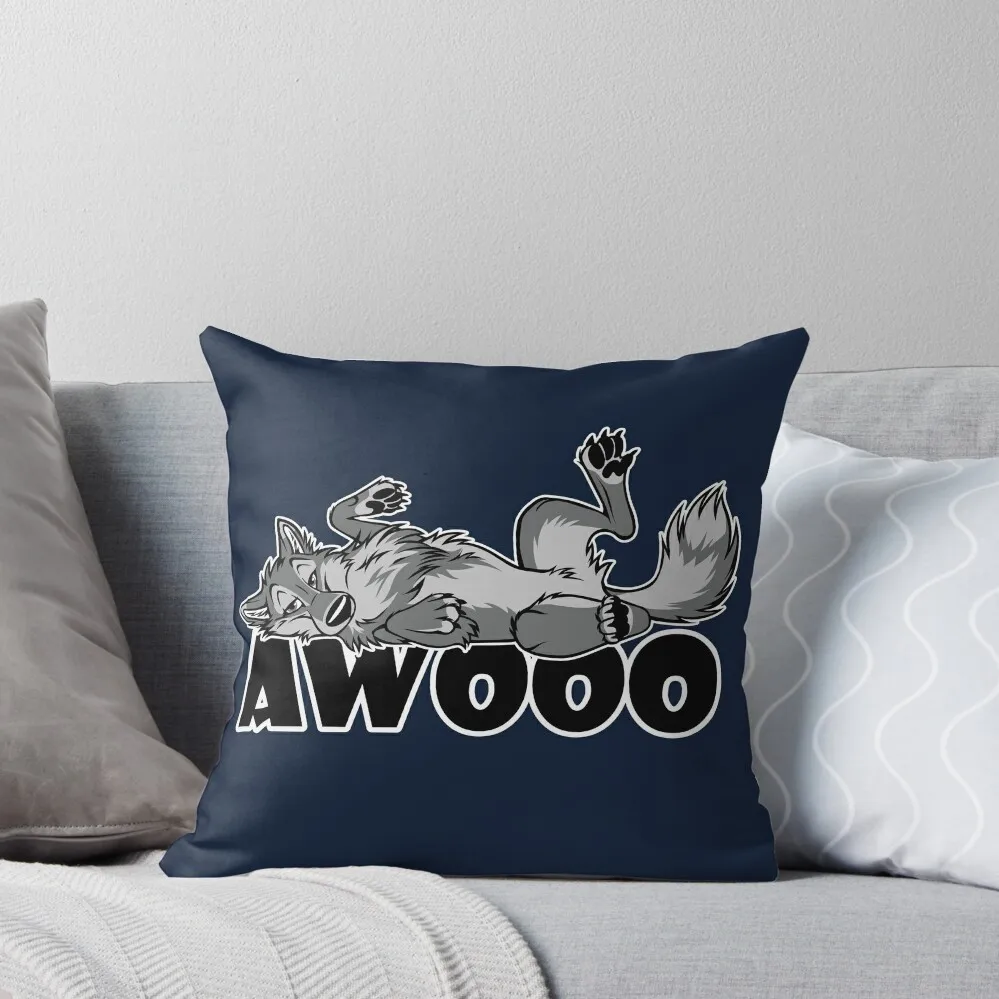 ł AWOO feral Wolf rzuć poduszkę Cusions Cover elastyczna osłona na sofę