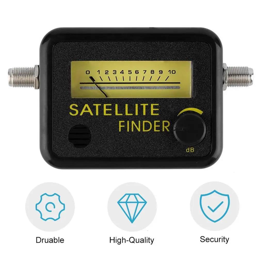 

Easy To Use Signal Finder Satellite TV 22Khz Internal Indicator Alignment Finder Digital Satellite Finder Signal