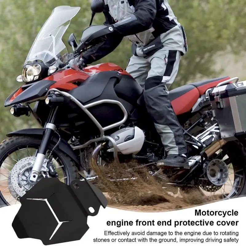 

Motorcycles Engine Protective Cover All-Round Alloy Aluminum Front End Shield With Frosted Texture For Motorbike Engine