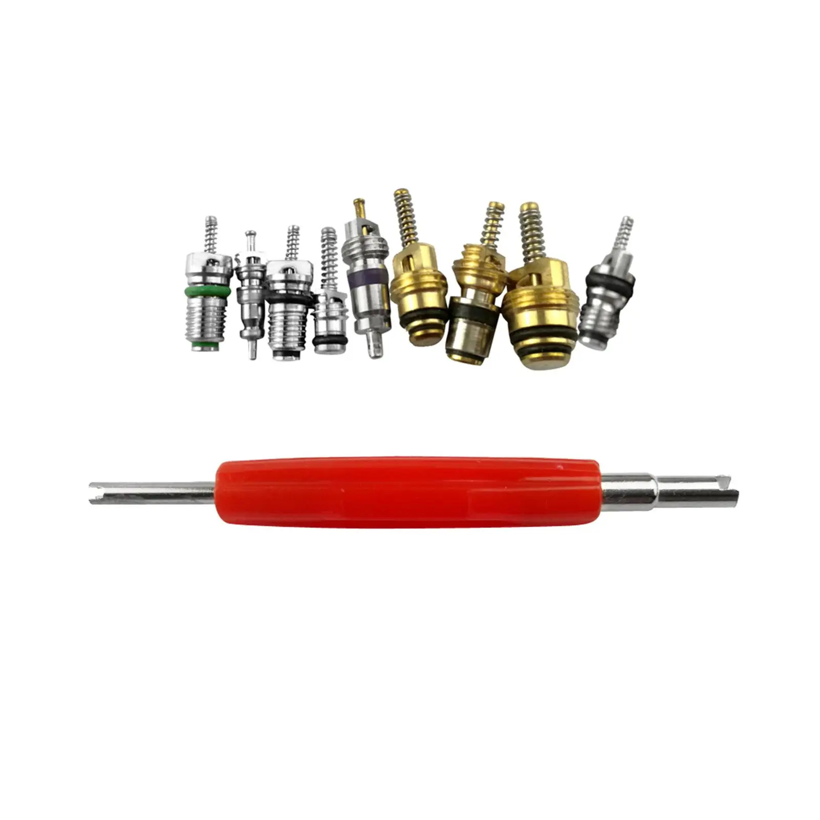 

135pcs Car R12&R134 A/C Air Conditioner Valve Core Remover Tool Kit