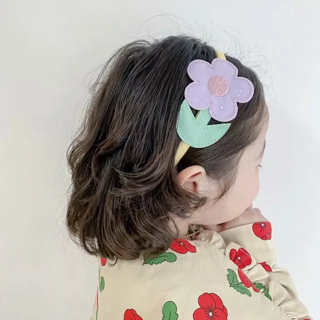 

Korean Children's Cute Flowers Headband Adorable Sweet Princess Girl's Hair Accessories Acsesorios Para El Cabello