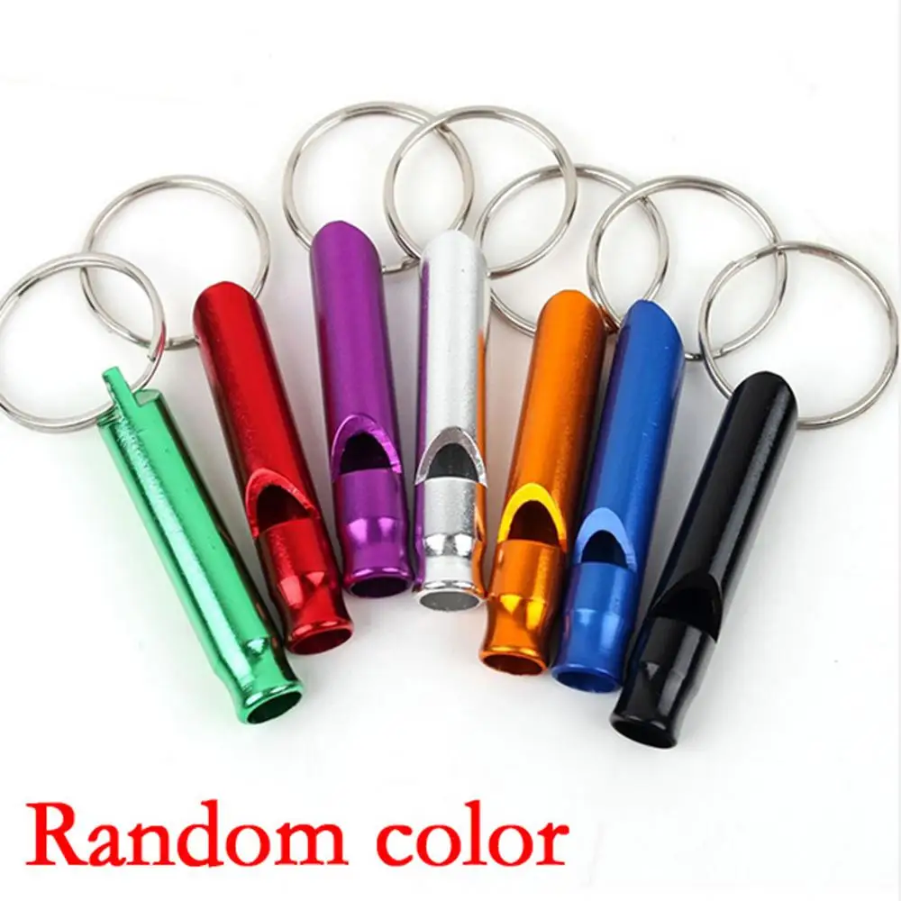 

Whistles Multifunction Emergency Small Whistle Survival Multifunction Whistle Hiking Aluminum Key Ring Portable Edc Outdoor