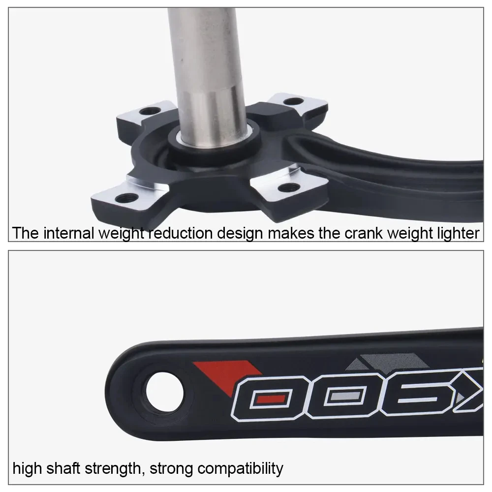 Новый ажурный интегрированный кривошипный механизм BOLANY для горного велосипеда