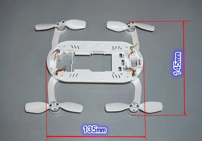 

ZEROTECH Dobby DIY RC Drone Quadcopter Original Part Frame Kit with 1104 4300KV 2s Brushless Motors Foldable CW/CCW Propeller